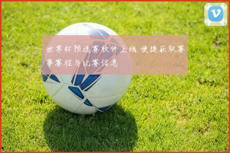 世界杯预选赛软件上线 便捷获取赛事赛程与比赛信息